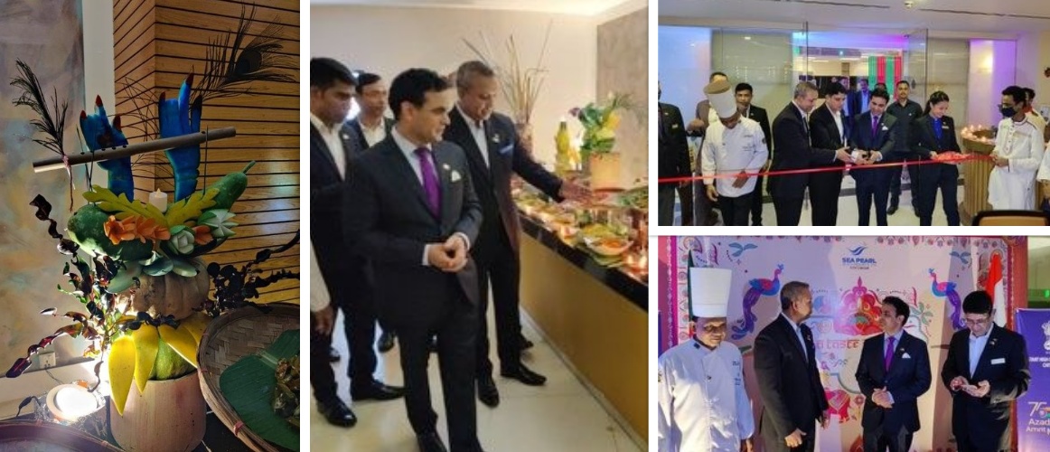  Connecting people of Indian subcontinent through food at 'Taste of India' food festival held at Sea Pearl beach resort, Cox's Bazar, Chittagong, Bangladesh. A variety of traditional Indian cuisines prepared by renowned Sri Lankan chef Milroy Nanayakkara were showcased.