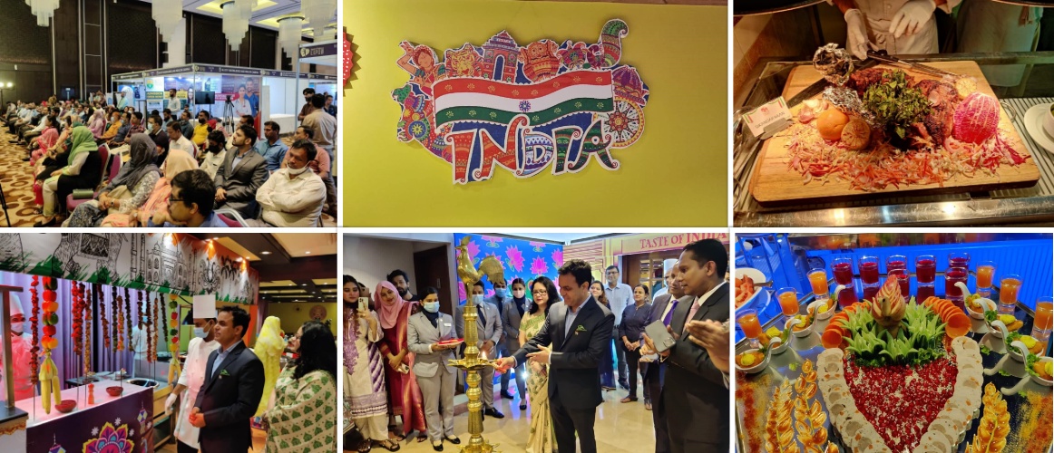  Building on India - Bangladesh people to people ties- Indian Food Festival commences at the Hotel Peninsula Chittagong today - offering rich & authentic Indian cuisine to Chittagong food lovers - Indian Chef Mr. Tahir showcases delectable flavors from various regions of India.