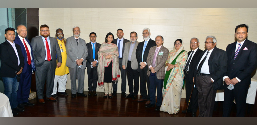  H. E. Shri Vikram Doraiswami, High Commissioner of India to Bangladesh
meets eminent personalities of Chittagong at a dinner hosted by AHCI
Chittagong on 19 February, 2022