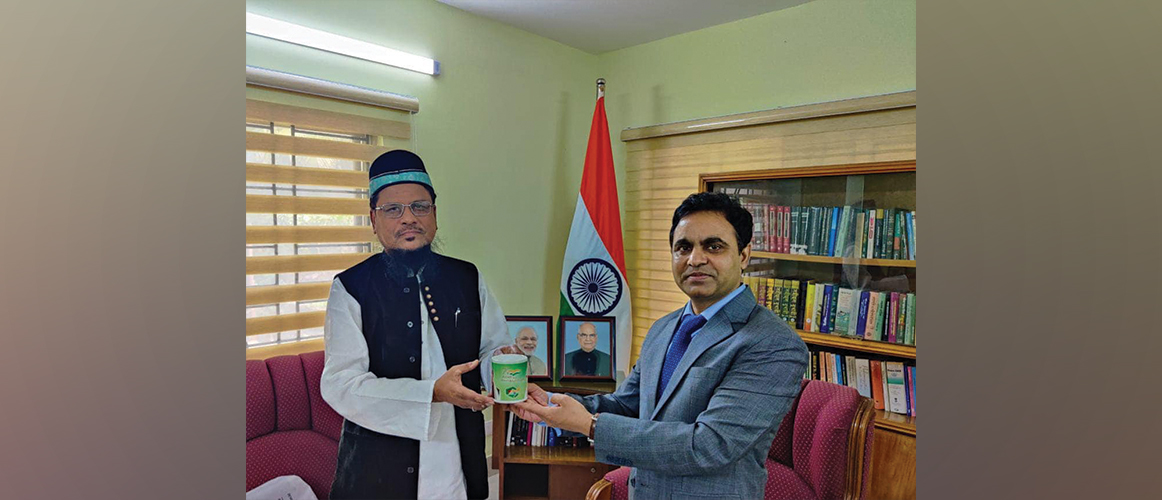  Asst. High Commissioner Dr. Rajeev Ranjan meets Dr. Abu Reza Md. Nezamuddin Nadwi, Hon’ble MP